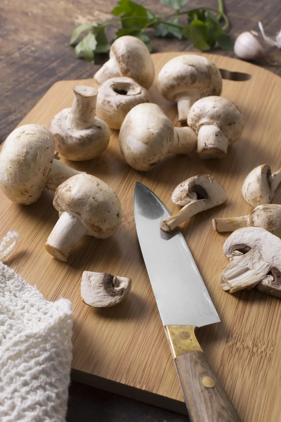 Ingredientes frescos preparados en Pizzería San Luis