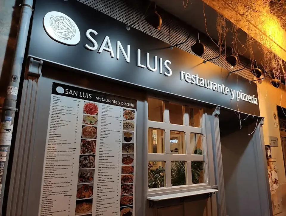 Detalle del espacio de Pizzería San Luis Caballeros